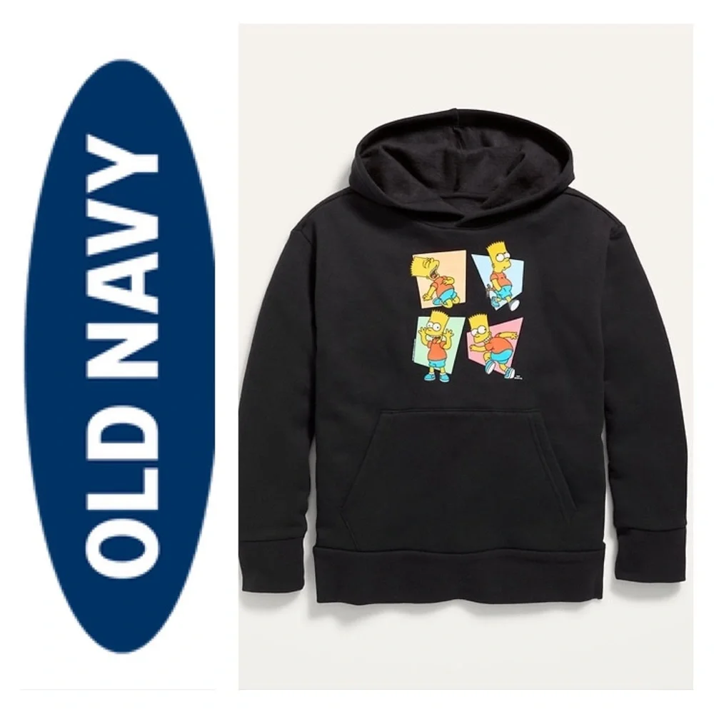 The Simpsons - Bart Simpson Toddler Hoodie in Black